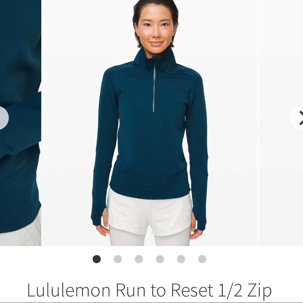 lululemon run to reset half zip